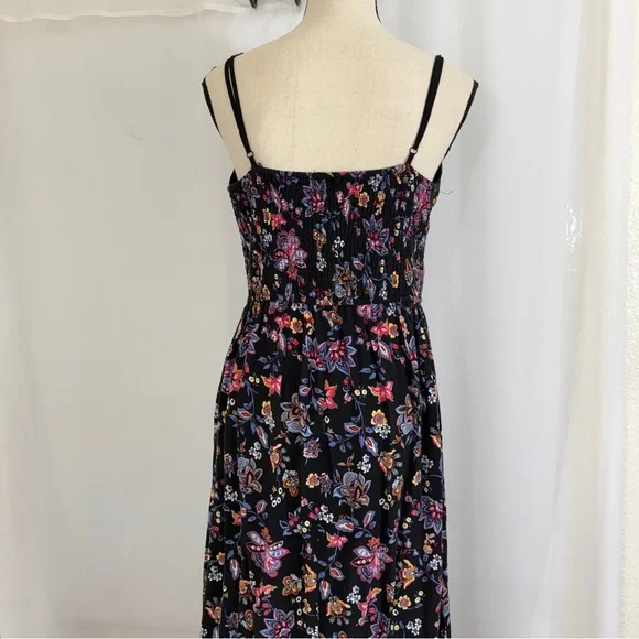Women’s Xhilaration Multicolor Floral Maxi Dress Size XL - Picture 5 of 6